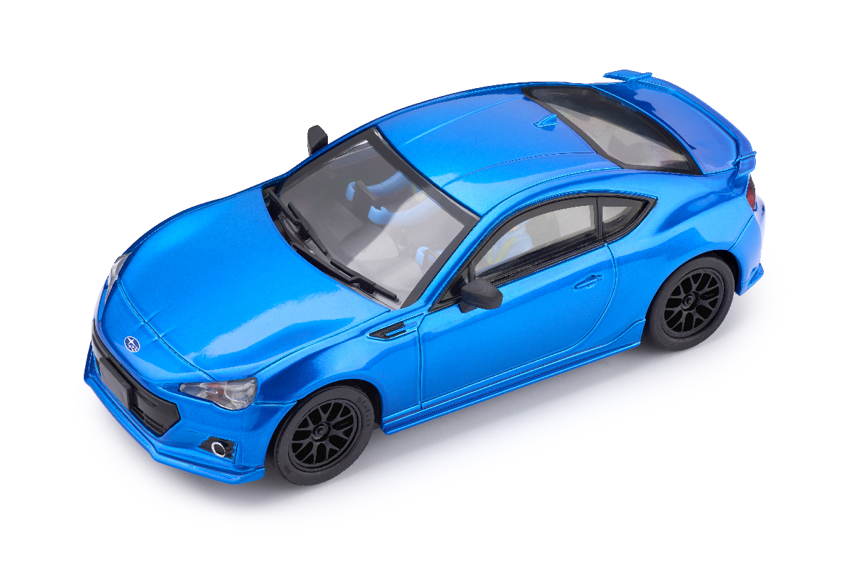 PCT01X Subaru BRZ Blue with working headlights 1:32 scale